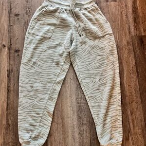 Hippy Rose Zebra  Print Jogger Pants